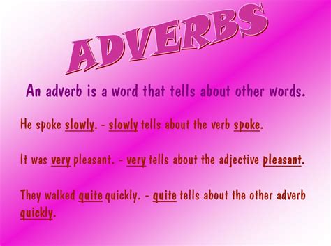 adverbs margd teaching posters