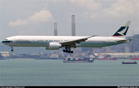 B Kqt Cathay Pacific Boeing 777 367er Photo By Wong Chi Lam Id 601305