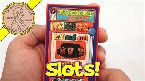 Tomy Pocket Slot Machine Handheld Game Youtube