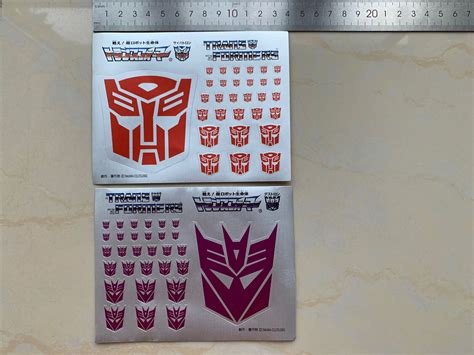 Transform G1 Autobots Decepticons Stickers Symbol Logo Sign Free