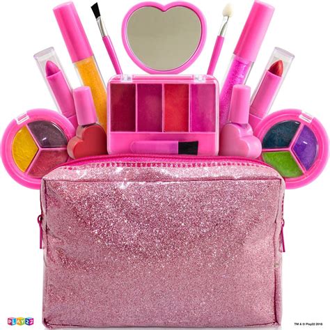 Play22usa Kids Makeup Kit For Girl 13 Piece Washable Kids Makeup Set