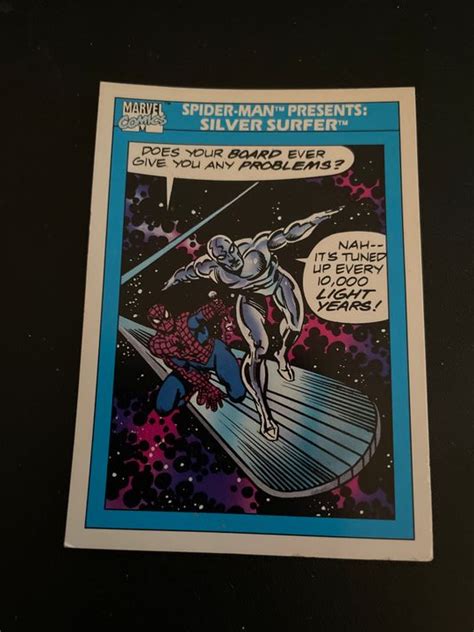 Mavin 1990 Spider Man Presents Silver Surfer 153