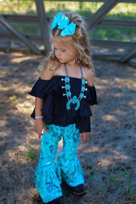 Turquoise Is My Rock 🤘🏼💙 Country Baby Girl Clothes Baby Clothes