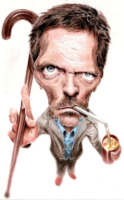 House MD Celebrity Caricatures Caricature Funny Caricatures