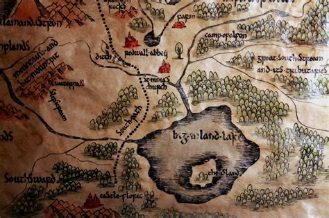 Huge Redwall Handdrawn Realistic Map Please Read Etsy