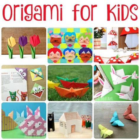 Easy Origami For Kids Red Ted Art Make Crafting With Kids Easy And Fun
