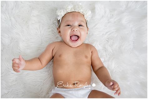 6 Month Old Baby Girl Erika Rosales New York Photo