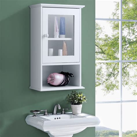 Gymax Wall Mounted Bathroom Cabinet Storage Organize Hanging Medicine
