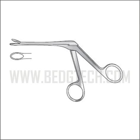 Chevalier Jackson Endoscope Forcep With Crocodile Action And Serrated