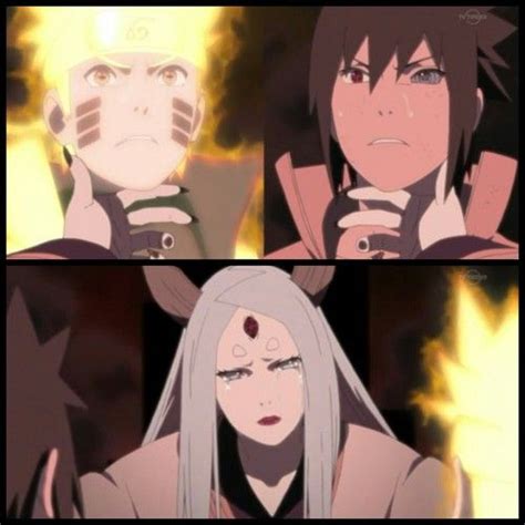 Naruto Sasuke Sakura Y Kakashi Vs Kaguya