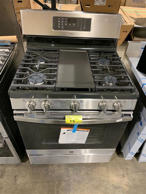 GENERAL ELECTRIC ADORA JCGB745SP1SS 5 BURNER STAINLESS STEEL NATURAL