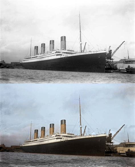 Titanic In Color Mesmerizing Colorized Photos Of The Ship Of Dreams