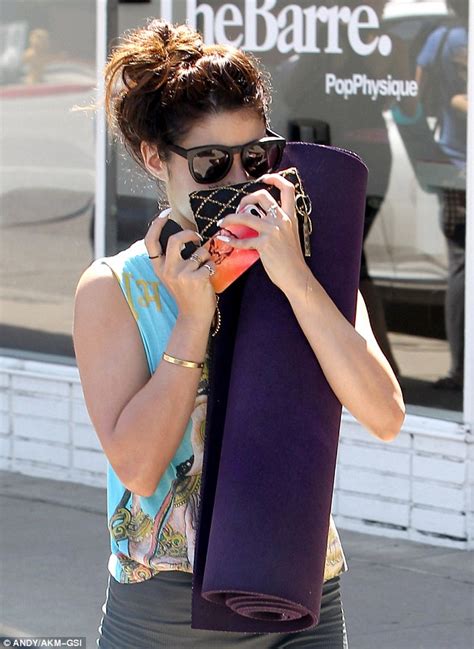 Vanessa Hudgens Hits Her Second Home Pilates Class Just In Time For Her Ex Music Video
