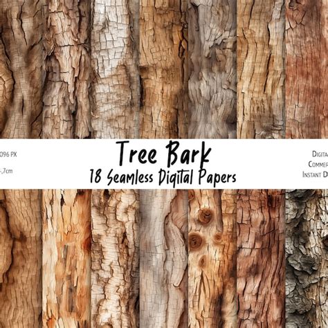 Tree Bark Etsy