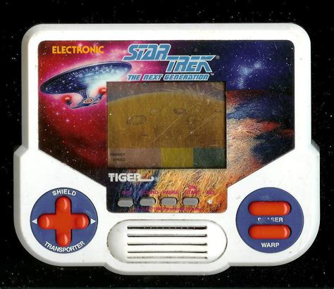90s Star Trek The Next Generation Tiger Electronic Handheld Arcade