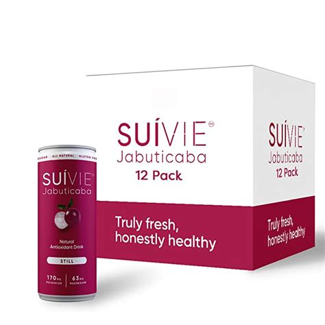 buy suivie jabuticaba natural antioxidant soft drink 12 x 250ml cans made with jabuticaba