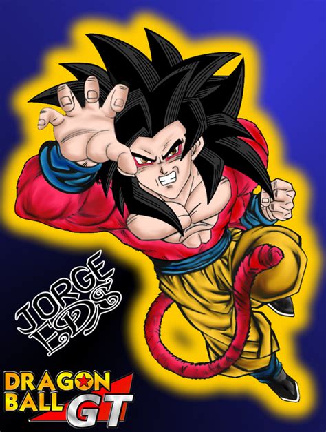 Goku Super Sayayin 4 By Jorgeskunk On Deviantart