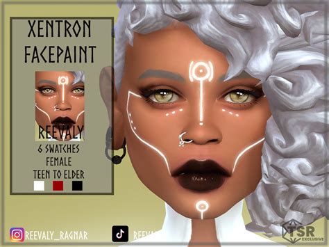 The Sims Resource Xentron Facepaint