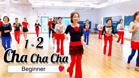 1 2 Cha Cha Cha Line Dance 안젤라 라인댄스 Youtube