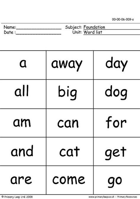 Of Common Words This Will Help With Word Recognition And Spelling As