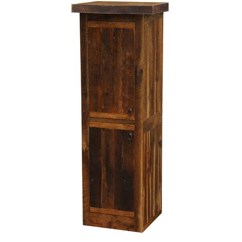 Rustic reclaimed medicine cabinet choice of mirror, mesh or glass. Barnwood Linen Cabinet - 30" Width (2 Double Doors)