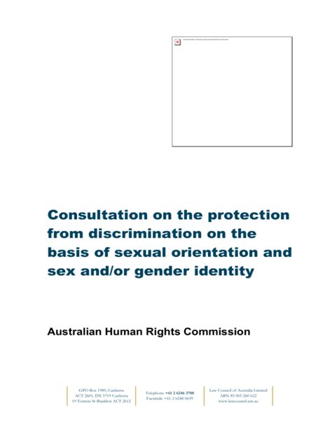 Law Council Of Australia Comment 132