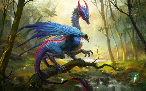 Dragon Forest Dragones Criaturas De Fantasía Animales Mitológicos