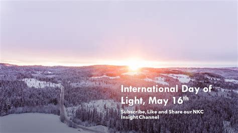 International Day Of Light May 16th Youtube