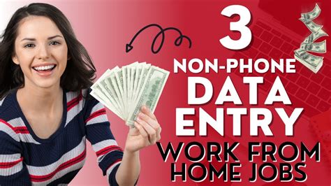 3 Data Entry Non Phone Work From Home Jobs Hiring Now In 2022 Usa Only No Degree Needed