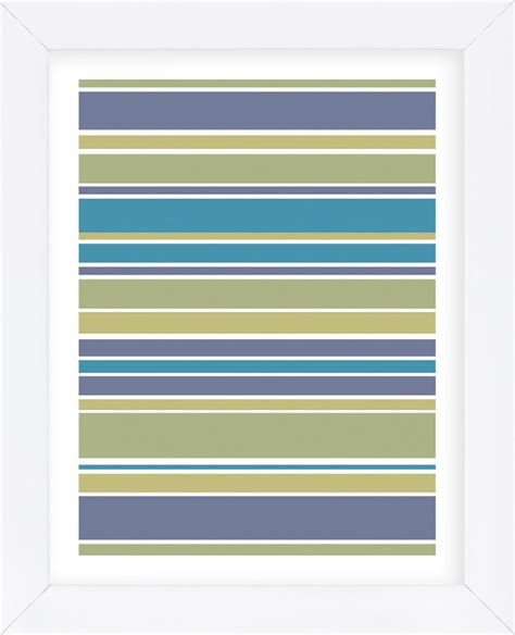 Marine Stripes Framed Mcgaw Graphics