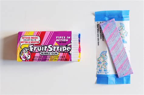 Fruit Stripe Gum 11 Reasons It Was Sweet To Be A 90s Kid Popsugar Food