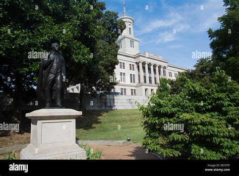 The Tennessee State Capitol Building Nashville Tennessee Usa Stock