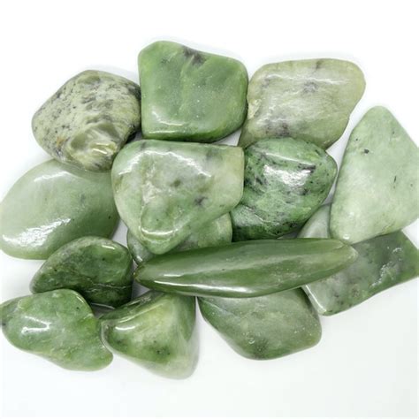 Jade Nephrite Tumbled Stone The Mystic Cat