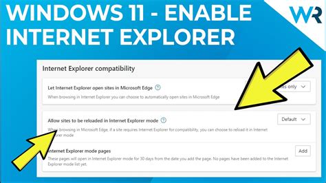 Enable Internet Explorer On Windows 11 Compatibility Mode 2023