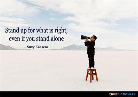 Stand Up For What Is Right Even If You Stand Alone Perseverance