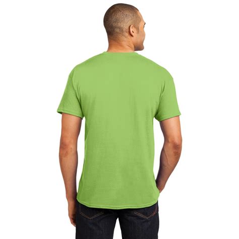 Hanes 5170 Comfortblend Ecosmart Cottonpolyester T Shirt Lime