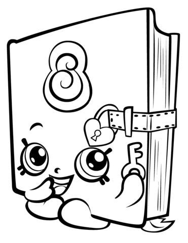 Amazing cupcake for kids shopkins season 5 coloring pages printable and coloring book to print for free. Secret Sally Shopkin Målarbok | Målarböcker ...