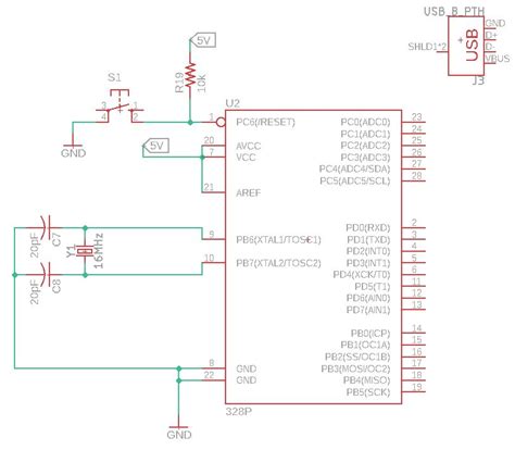 Arduino Uno Atmega P Schematic Wiring Diagram