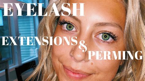 eyelash extensions vs perming belen benway youtube