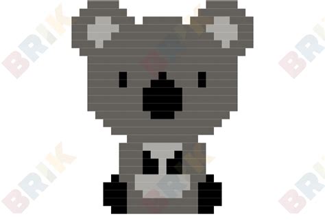 Koala Pixel Art Brik