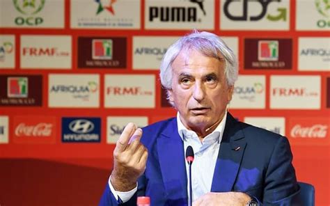 Les Ambitions De Vahid Halilhodzic Avec Le Maroc