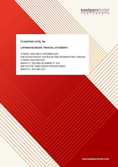 Laporan Keuangan Q1 2022 - PT Eastparc Hotel Tbk