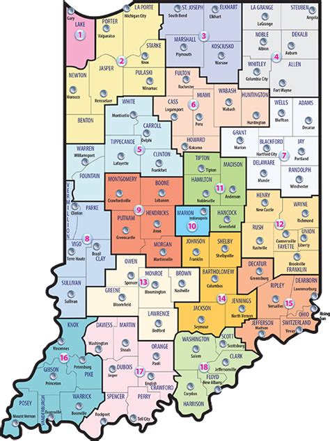 33 Indiana Zip Code Map Maps Database Source