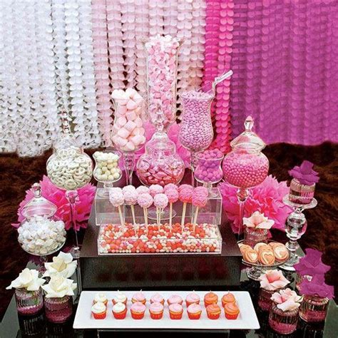 101 Ways To Personalize Your Wedding Pink Candy Buffet Candy Bar