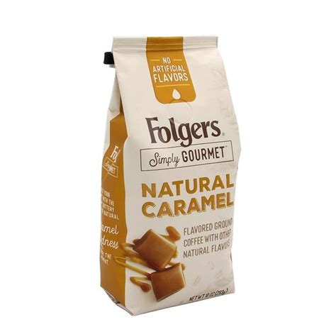 Folgers Simply Gourmet Natural Caramel Flavored Ground Coffee Hy Vee