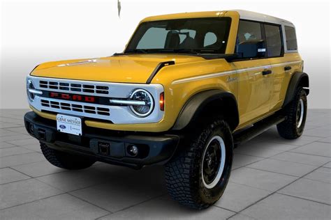New 2023 Ford Bronco Heritage Limited 4 Door In Amarillo Pla70740