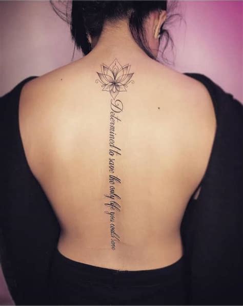 28 delicate but beautiful spine tattoo designs for women the xo factor spine tattoos for