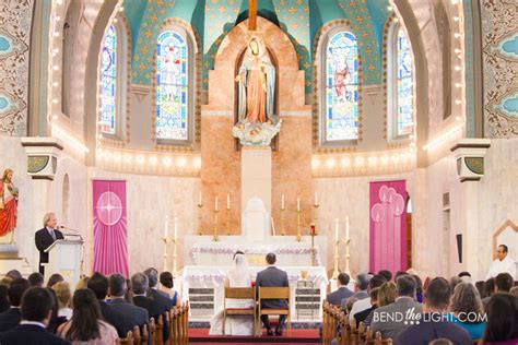 Wedding At The Veranda And Immaculate Heart Of Mary Bend The Light