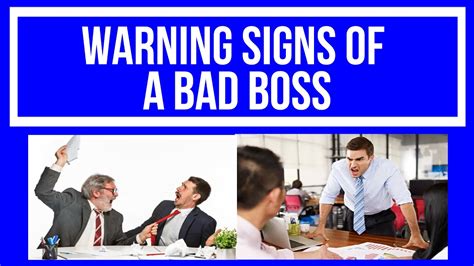 Warning Signs Of A Bad Boss I Signs Your Boss Doesnt Respect You I How