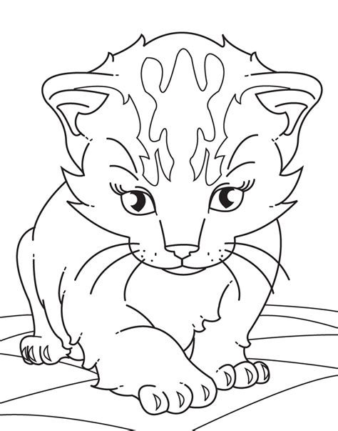 100+ Printable Coloring Pages Kittens